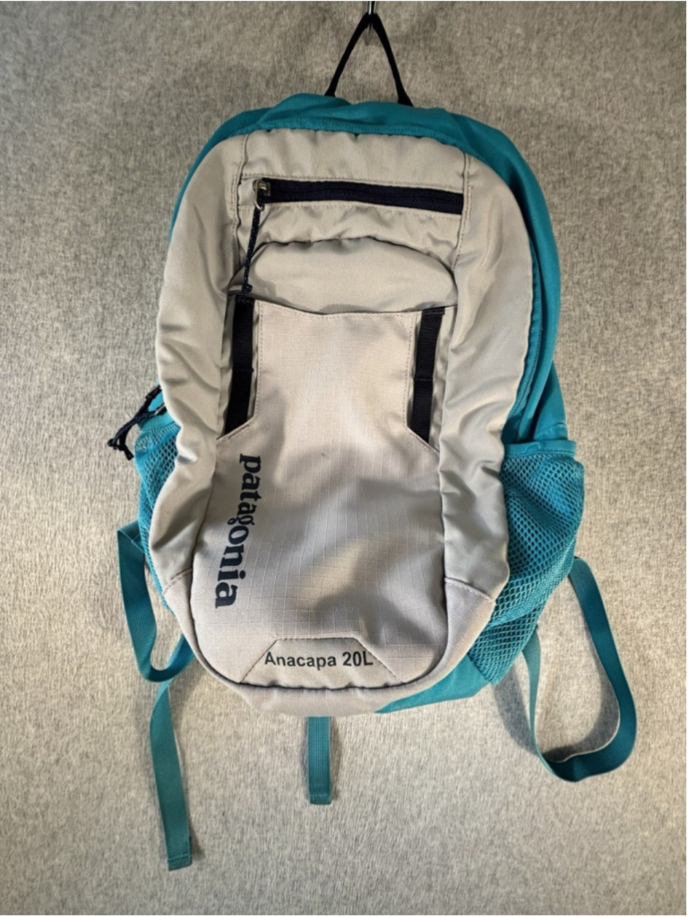 Patagonia Anacapa 20L Backpack Teal Gray Hiking Daypack School Travel Bag